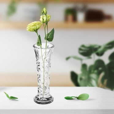 Flower Vase Bud Vases Transparent Desktop Vase European Style Flowers Arrangement Acrylic Vase for Garden Desk Home Decor Housewarming Gift style C