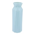 thumbnail image 1 of Flower Vase Clear, Unbreakable Narrow Bud Vase for Single Stem Roses, Shatterproof Plastic Vase for Office Desk Green 2.8"L x 2.8"W x 7.9"H, 1 of 5