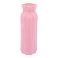 thumbnail image 1 of Flower Vase Clear, Unbreakable Narrow Bud Vase for Single Stem Roses, Shatterproof Plastic Vase for Office Desk Pink 2.8"L x 2.8"W x 7.9"H, 1 of 6