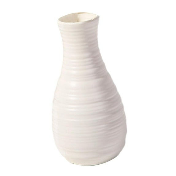 Flower Vase Flower Container Holder Plant Vases Display Minimalism Style Decoration Decorative Vase Art Vase for Farmhouse Office Decoration Style D 7X7X20.5cm