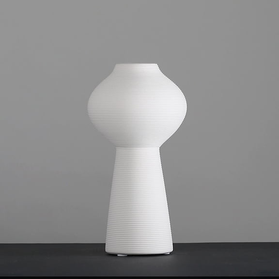 Flower Vase Promotion Sale! Nomeni Simple White Plain Ceramic Small Flower Vase Dry Flower Ware Household Soft Decoration Retro Flower Pot, Home Decor Clearance Sale