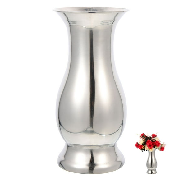 Homemaxs Flower Vase Stainless Steel Vase Flower Holder for Home Wedding Table Centerpiece