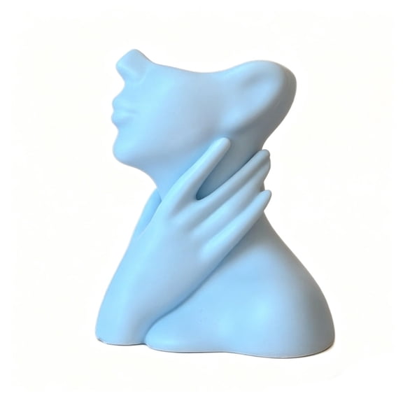 Flower Vase for Decors Face Vase for Flower,Female Form Head Bust Vase,Head Vase