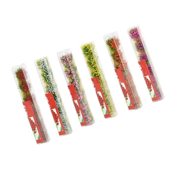 Flower Vegetation Groups Grass Tufts Miniature Statics Scenery Model Flower Cluster Landscape Railroad Scenery Layout