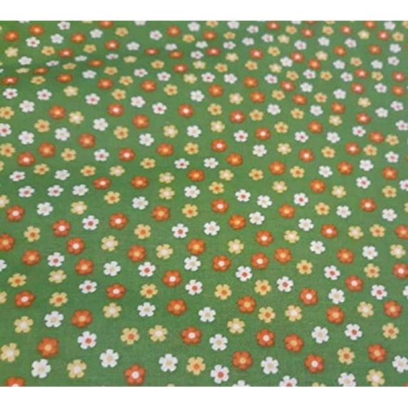 Flower Vintage Cotton Fabric