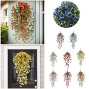 Flower Violet Wall Hanging Home Decoration Ornaments, Purple, 1 Pack of 1, 76x25 cm