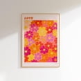 thumbnail image 1 of Flower Wall Art Exhibition Poster Maximalist Wall Decor, Funky Wall Art Flower Prints Motivational Poster, Hippie Boho Wall Art Retro Poster Wall Art, Modern Wall Decor, 16x24 UNFRAMED, 1 of 2