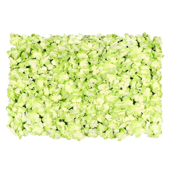 Flower Wall Panel Floral Backdrop -Flower Wall Decor, Fake Flower Wall Backdrop, Artificial Flowers for Wall, Faux Hydrangea Floral Wall for Wedding, Party, Nursery, Bridal Shower