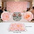 thumbnail image 1 of Flower Wall Panel Silk Flower Wall Panel Artificial Floral Backdrop forWedding Parties Home Garden Decoration with Hydrangeas Roses Bloom Event Accent Artificial Flower Wall, 1 of 8