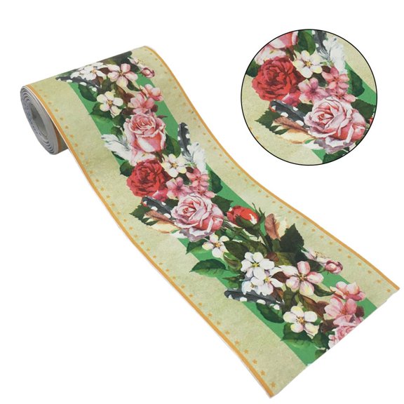 Flower Wall Waist Line Wall Sticker Baseboard Wall Sticker