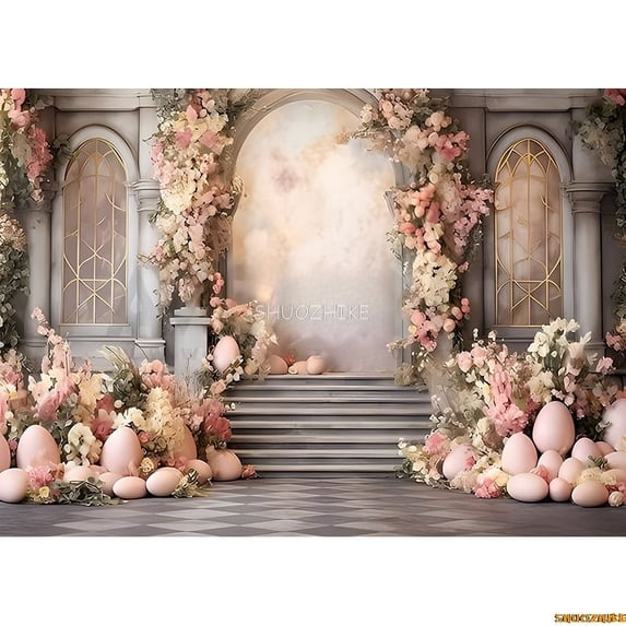 Flower Wall Wedding Photography Backdrops Indoor Background Ceremony Portrait Photo Studio Props YR-