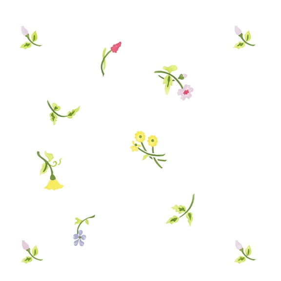 Flower Wallpaper Wall Stencil | Home Decor Stencils for Painting on Walls, Canvas, Signs, Wood | Reusable Stencil | 2913 by Designer Stencils