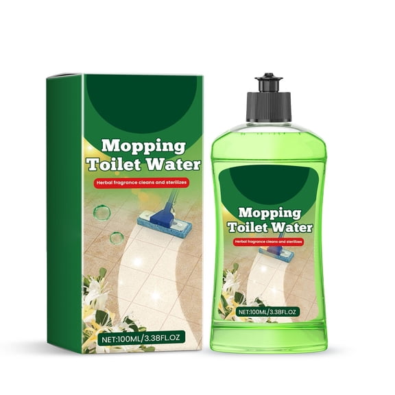Flower Water Floor Cleaner - Stain And Odor Removal With Mosquito Protection, 100ml Concentrate, 1 Pack
