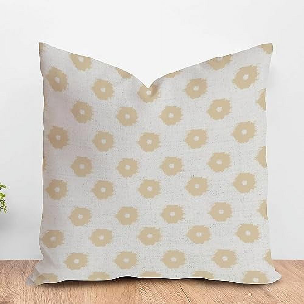Flower Weave in Baby Pink Throw Pillow Farmhouse Baby Pink Floral