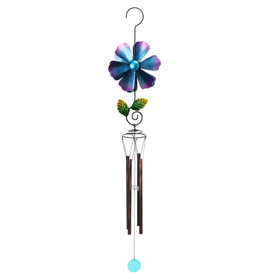 Flower Windmill and Wind Chime, Rotary Windmill & Musical Wind Chime Combination, Unique Windmill, Hanging Wind Chime, For Outdoor, Yard,Garden,Lawn