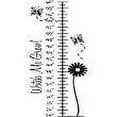 thumbnail image 1 of Flower With Butterfly Growth Chart Picture Art 38"X20" - Kids Bed Room - Peel & Stick Sticker - Vinyl Wall Decal, 1 of 2