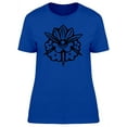 thumbnail image 1 of Flower With Spikes Ukrainian B&W T-Shirt Women -Image by Shutterstock, Female Large, 1 of 2