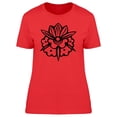 thumbnail image 1 of Flower With Spikes Ukrainian B&W Tee Women's -Image by Shutterstock, 1 of 2