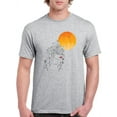 thumbnail image 1 of Flower Woman With The Sun T-Shirt Men -Smartprints Designs, Male Large, 1 of 4