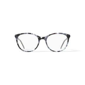 Flower Women's FLR6052 Prescription Eyeglasses with Case, Purple Pearl
