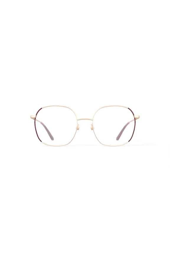 Women's FLR6057 Cosmos Prescription Eyeglasses with Case, Rose Gold