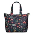 thumbnail image 1 of Flower Women's Large Weekend Travel Bag Moving Canvas Handbag Thick Double Layer Beach Weekend Travel Unisex Hospital Maternity Delivery with Toiletry Waterproof, 1 of 5
