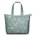 thumbnail image 1 of Flower Women's Large Weekend Travel Bag Moving Canvas Handbag Thick Double Layer Beach Weekend Travel Unisex Hospital Maternity Delivery with Toiletry Waterproof, 1 of 5