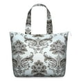 thumbnail image 1 of Flower Women's Large Weekend Travel Bag Moving Canvas Handbag Thick Double Layer Beach Weekend Travel Unisex Hospital Maternity Delivery with Toiletry Waterproof, 1 of 5