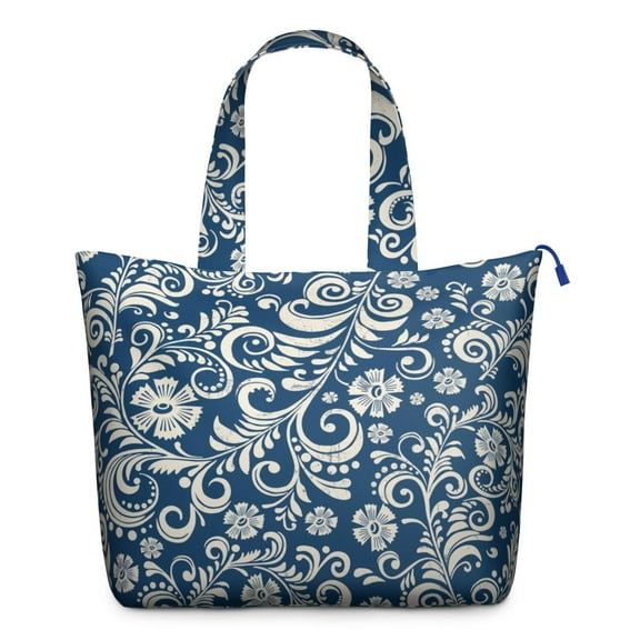 Flower Women's Large Weekend Travel Bag Moving Canvas Handbag Thick Double Layer Beach Weekend Travel Unisex Hospital Maternity Delivery with Toiletry Waterproof