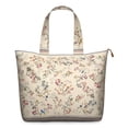 thumbnail image 1 of Flower Women's Large Weekend Travel Bag Moving Canvas Handbag Thick Double Layer Beach Weekend Travel Unisex Hospital Maternity Delivery with Toiletry Waterproof, 1 of 5