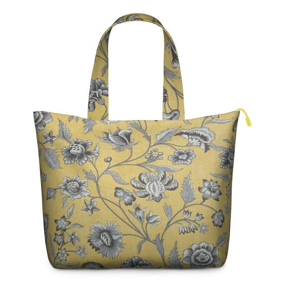 Flower Women's Large Weekend Travel Bag Moving Canvas Handbag Thick Double Layer Beach Weekend Travel Unisex Hospital Maternity Delivery with Toiletry Waterproof