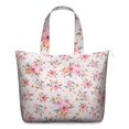 thumbnail image 1 of Flower Women's Large Weekend Travel Bag Moving Canvas Handbag Thick Double Layer Beach Weekend Travel Unisex Hospital Maternity Delivery with Toiletry Waterproof, 1 of 5