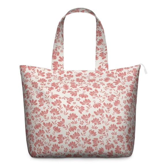 Flower Women's Large Weekend Travel Bag Moving Canvas Handbag Thick Double Layer Beach Weekend Travel Unisex Hospital Maternity Delivery with Toiletry Waterproof