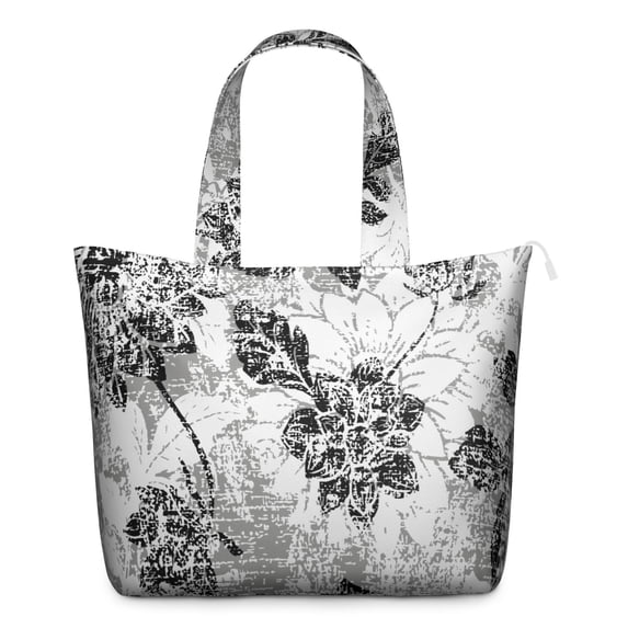 Flower Women's Large Weekend Travel Bag Moving Canvas Handbag Thick Double Layer Beach Weekend Travel Unisex Hospital Maternity Delivery with Toiletry Waterproof