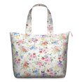 thumbnail image 1 of Flower Women's Large Weekend Travel Bag Moving Canvas Handbag Thick Double Layer Beach Weekend Travel Unisex Hospital Maternity Delivery with Toiletry Waterproof, 1 of 5