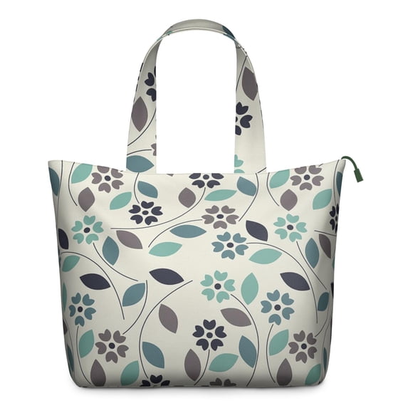 Flower Women's Large Weekend Travel Bag Moving Canvas Handbag Thick Double Layer Beach Weekend Travel Unisex Hospital Maternity Delivery with Toiletry Waterproof