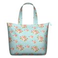 thumbnail image 1 of Flower Women's Large Weekend Travel Bag Moving Canvas Handbag Thick Double Layer Beach Weekend Travel Unisex Hospital Maternity Delivery with Toiletry Waterproof, 1 of 5