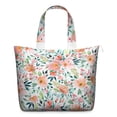 thumbnail image 1 of Flower Women's Large Weekend Travel Bag Moving Canvas Handbag Thick Double Layer Beach Weekend Travel Unisex Hospital Maternity Delivery with Toiletry Waterproof, 1 of 5