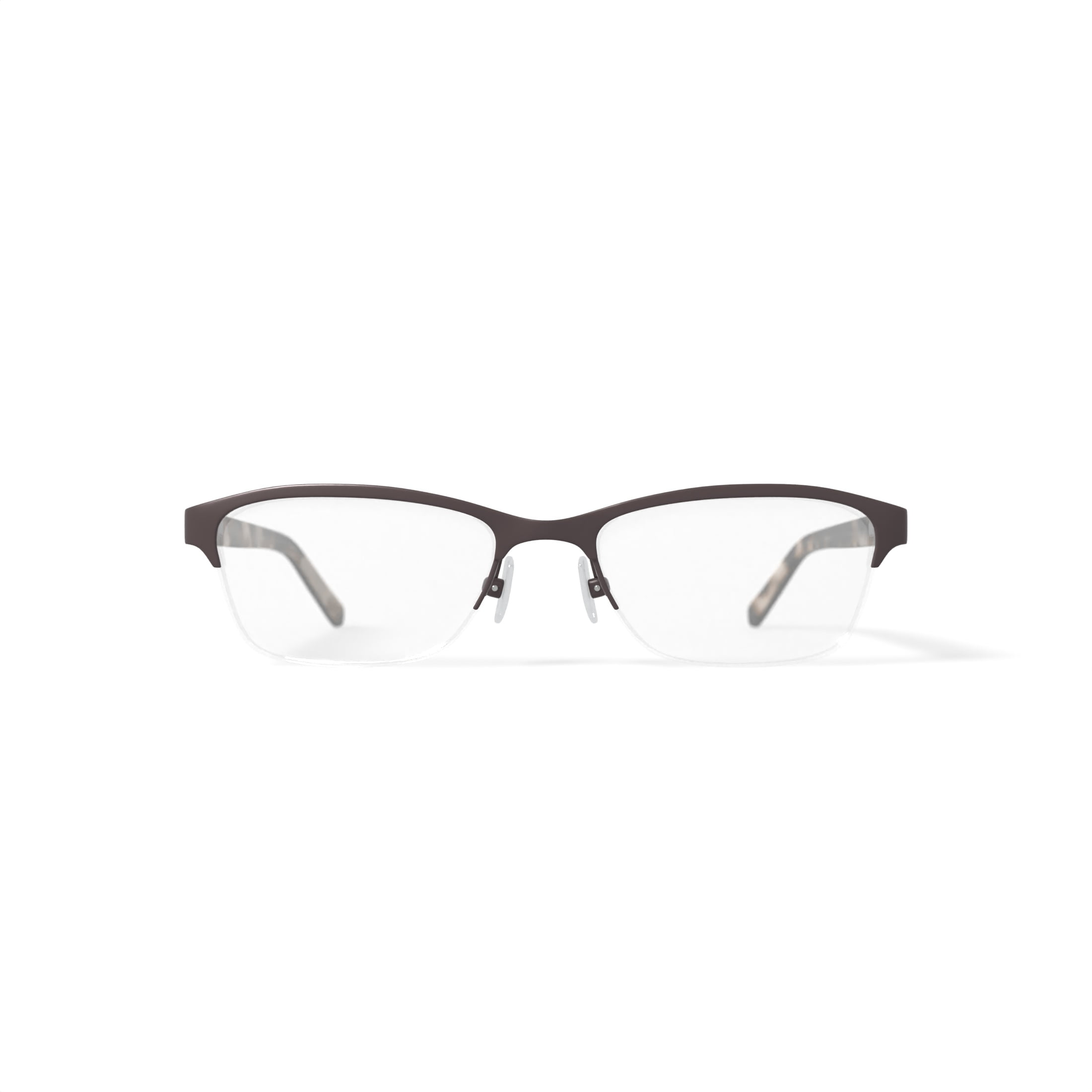 Flower Women's FLR6020 Prescription Eyeglasses with Case, Brown