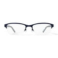 thumbnail image 1 of Flower Women's FLR6020 Prescription Eyeglasses with Case, Navy Blue, 1 of 6