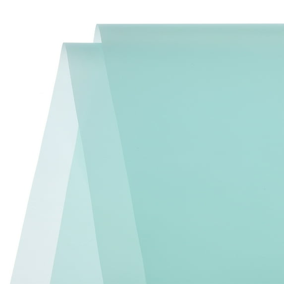 Flower Wrapping Fog Paper 22.8x22.8 Inch Waterproof Floral Wrapping Paper Ice Blue 10 Pcs