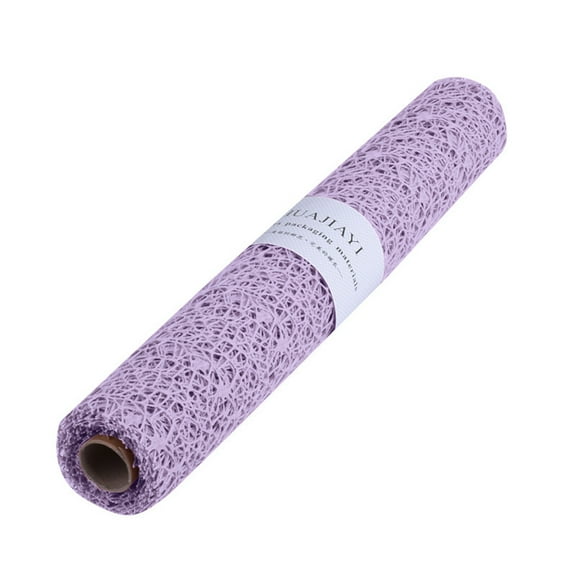 Flower Wrapping Mesh Roll - Hollow Out Clear Texture - Exquisite DIY Bouquet Wrapping - Gauze Party Supply - Pack of 1