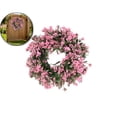 thumbnail image 1 of Flower Wreath for Front Door, Spring Summer Everyday Artificial Flower Wreath for Indoor Outdoor, Rustic Farmhouse Wreath for Anniversary Wedding Valentine, 1 of 4