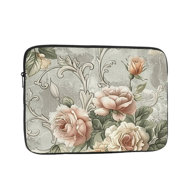 Flower abstract map bottom rebound bubble buffer laptop interior bag