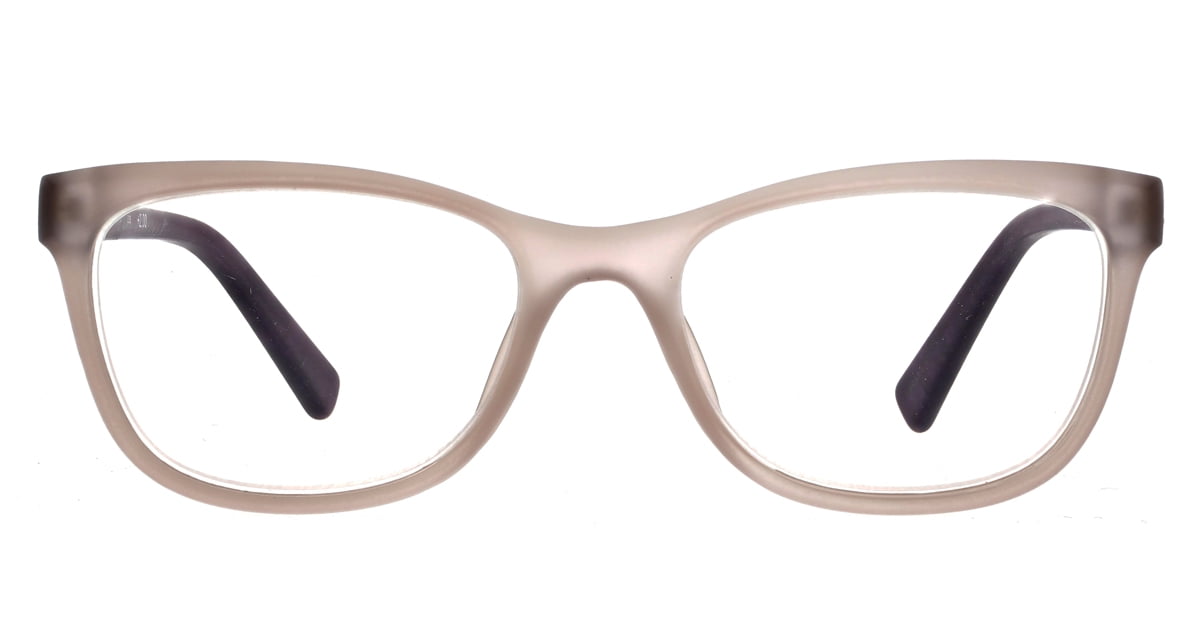 Flower by Drew Barrymore Frankie Clear/Plum 2.50 Reading Glasses