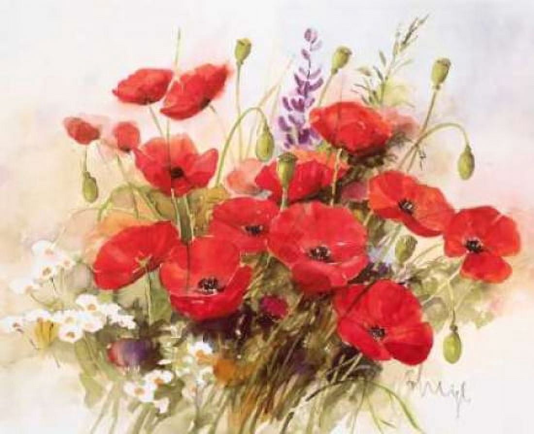 Flower composition III Canvas Art - Franz Heigl (20 x 24)