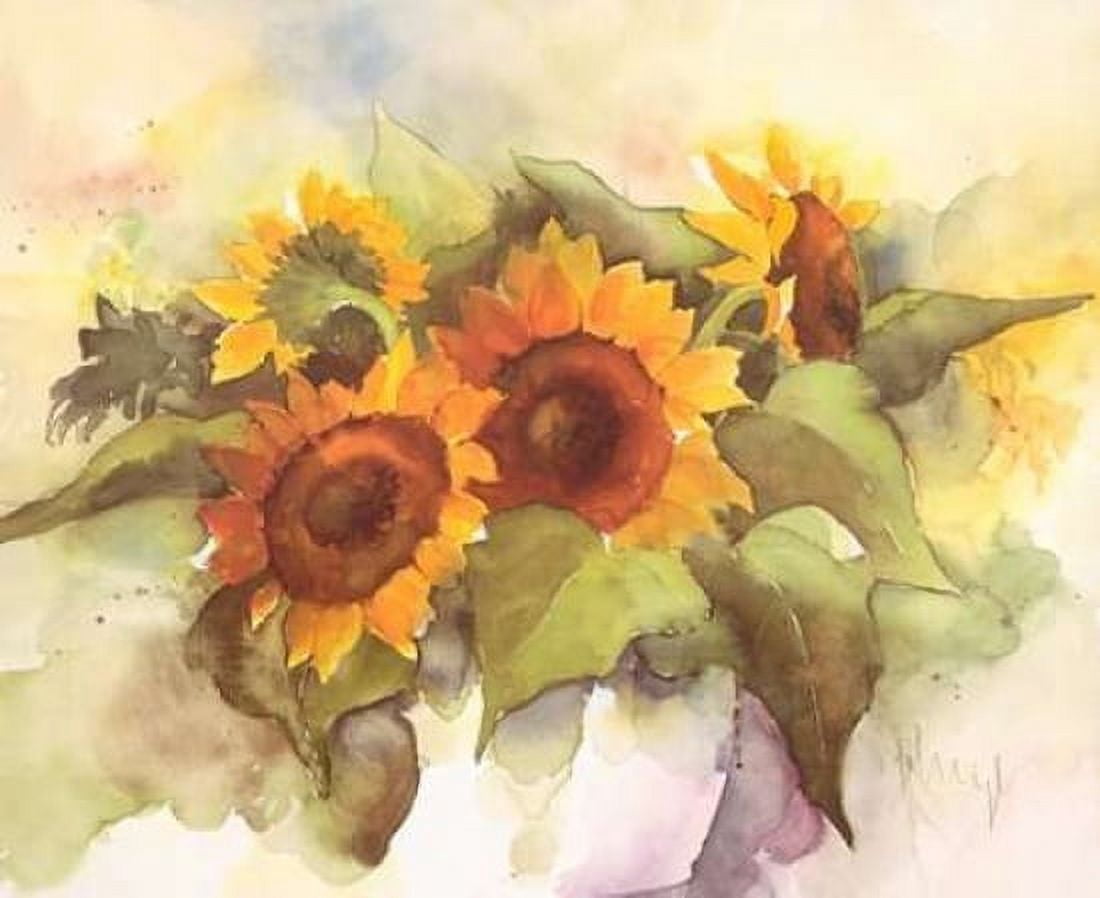 Flower composition IV Canvas Art - Franz Heigl (20 x 24)