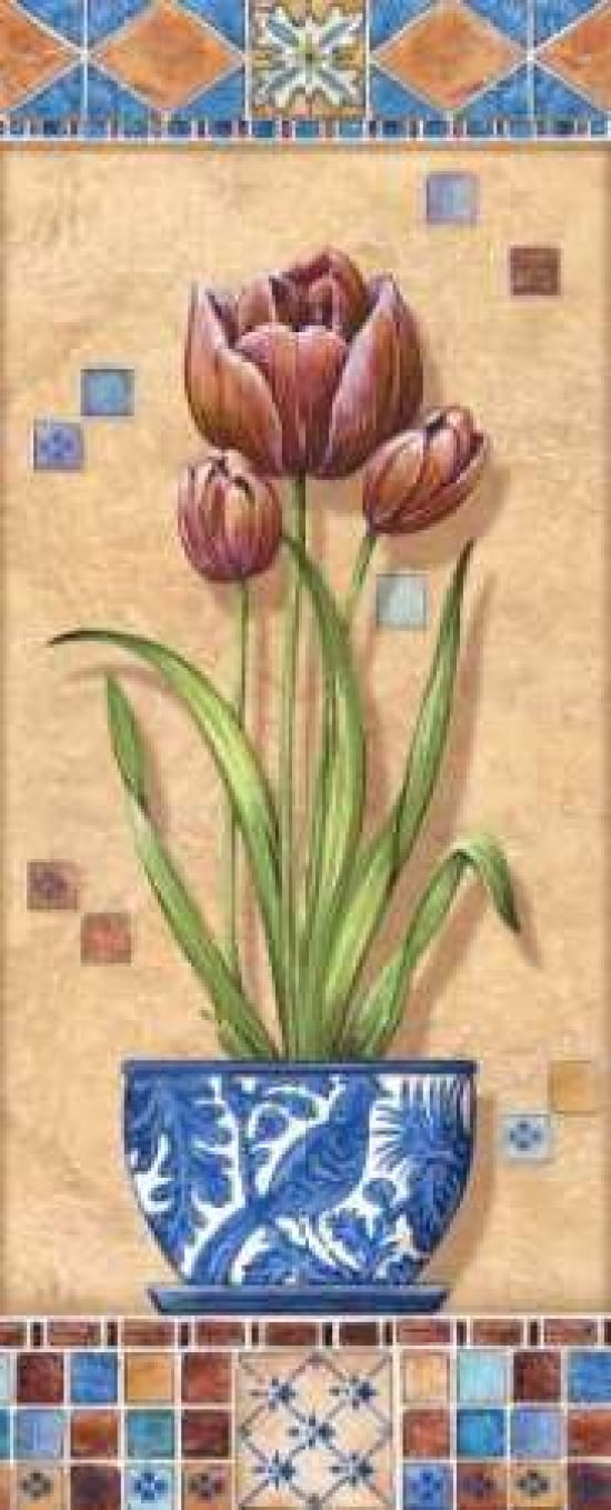 Flower in Greece I Canvas Art - Charlene Audrey (24 x 48)