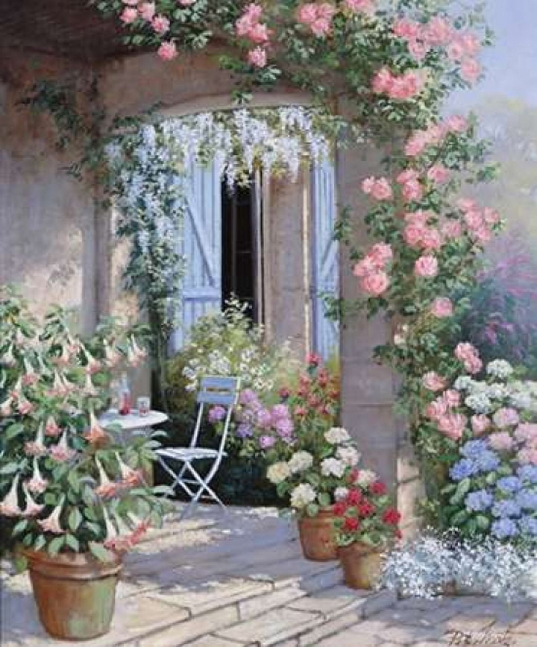 Flower invitation Canvas Art - Peter Motz (20 x 24)
