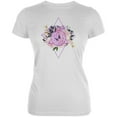 thumbnail image 1 of Flower of Life Watercolor Geometric Juniors Soft T Shirt White 2XL, 1 of 1